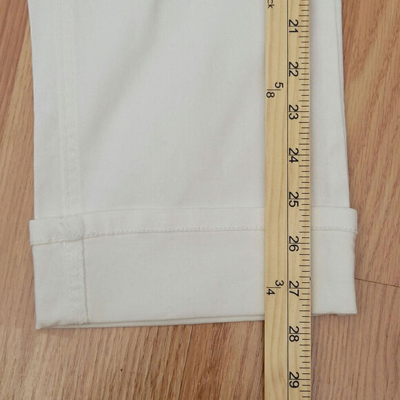 339 What About Me Capri Jeans Sz 9/10 Distresses - Picture 6 of 10